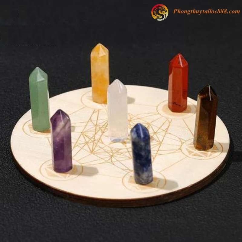 Trụ Thạch Anh Phong Thuỷ Mang Năng Lượng Tích Cực